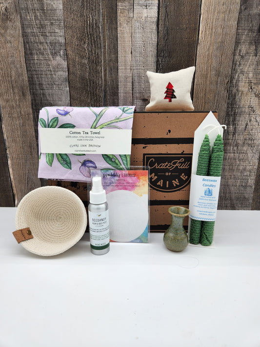 Maine Womens Business List Home Decor Gift Crate